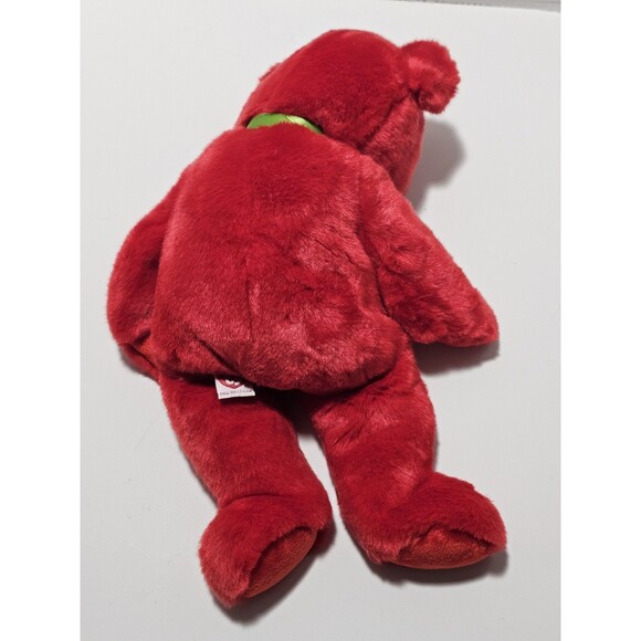 Vintage Ty Beanie Baby Osito Bear 12" Collectible Stuffed Animal Toy Red 1999 - Picture 2 of 5